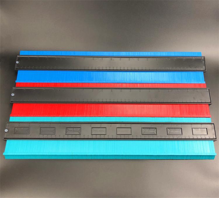 20-Inch Contour Gauge: Irregular Shape Measuring Tool & Encrypted Arc Profiling Ruler