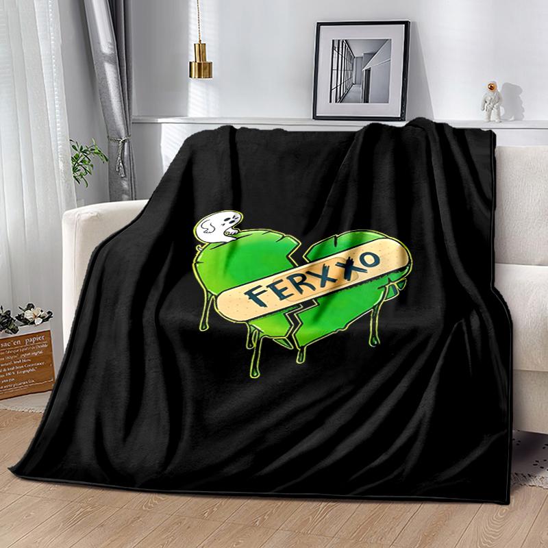 1pc Blanket Feid6 Print Design, Lightweight Blanket for Sofa, Bed- Soft &Warm, Gift for All Seasons Like Christmas, Halloween