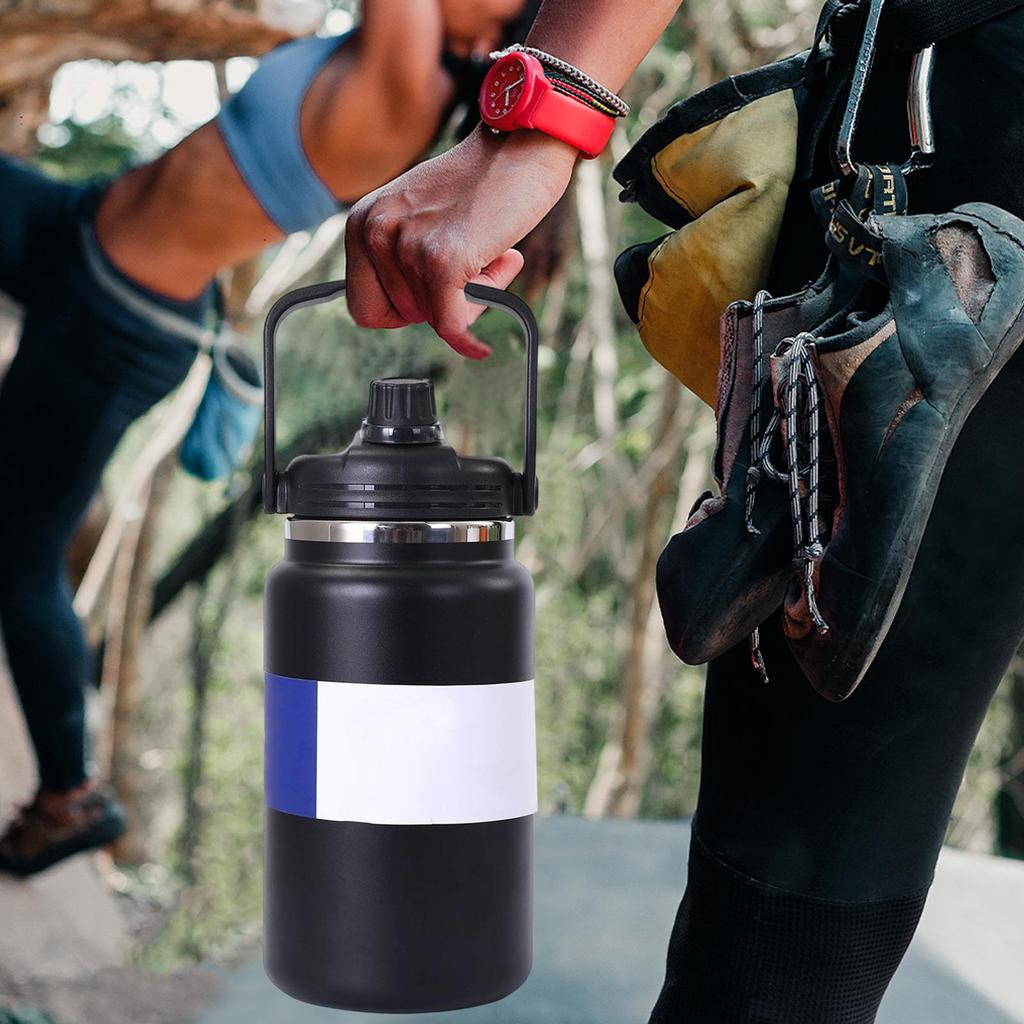 Stainless Steel Thermo Bottle Large Capacity Thermo Water Portable 4000ml Vacuum Mug Thermos Insulated Cup 4L for Outdoor