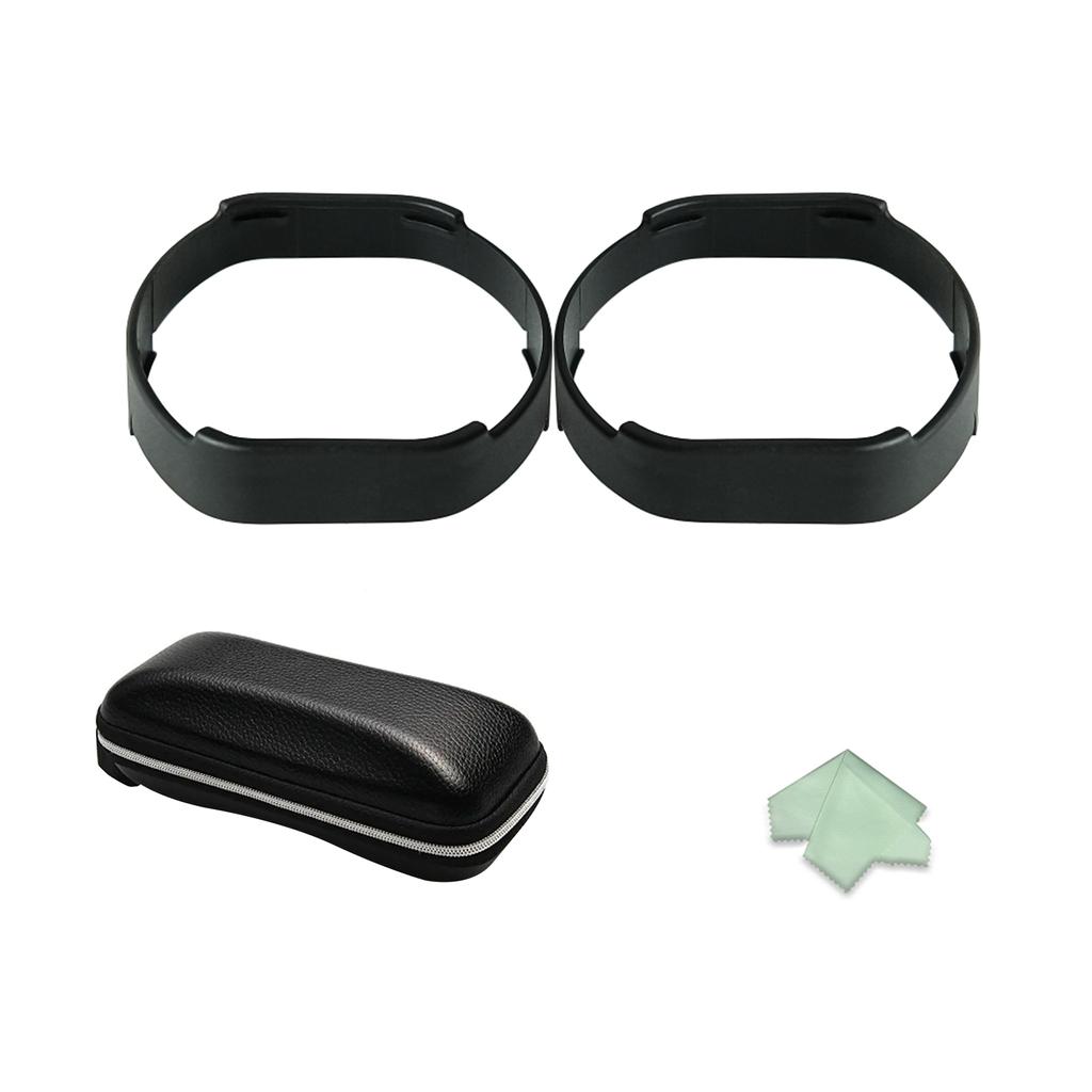 Cadre Léger Lentille Anneaux Anti-Rayures pour Lunettes PS VR2 Cadre Anti-Salissures avec Sac de Rangement Chiffon de Nettoyage de Rechange