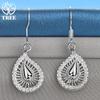 925 Sterling Silver Water Droplets Drop Earring Jewelry