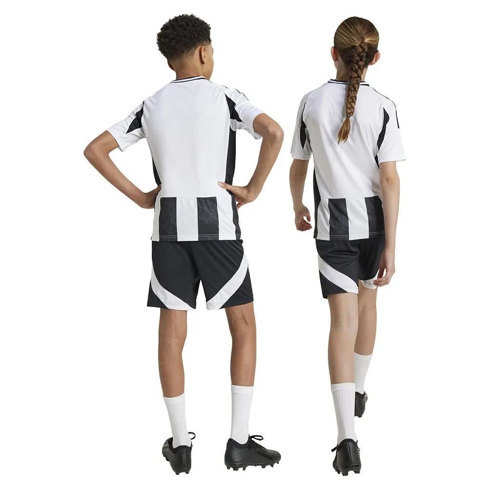 Adidas Juventus 24/25 Home Junior Shorts 100% Recycled Polyester Black