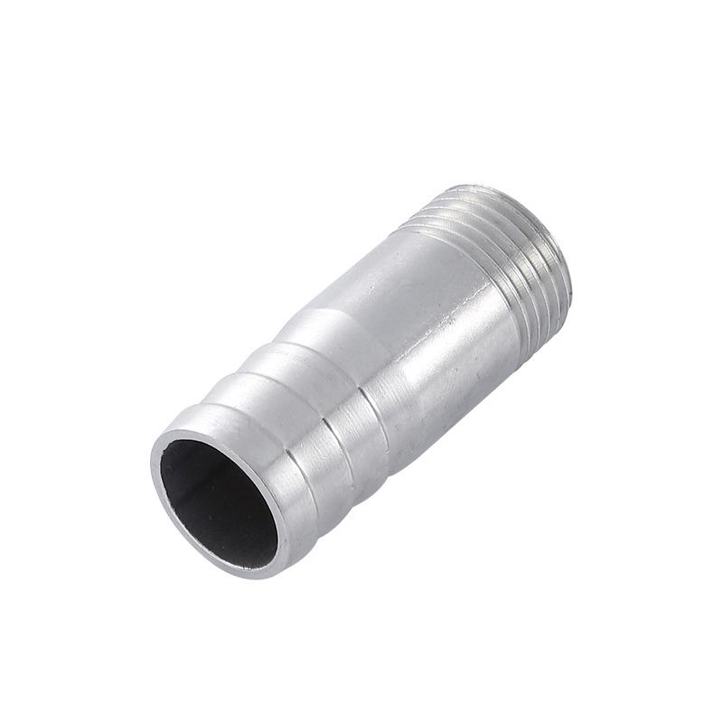 304 Stainless Steel Threaded Hose Barb Pipe Fitting 