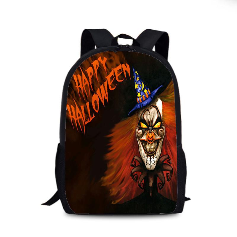 Halloween Fledermaus Kürbis Rucksack Aus Nylonmaterial Für Den Täglichen Gebrauch Und Street Style