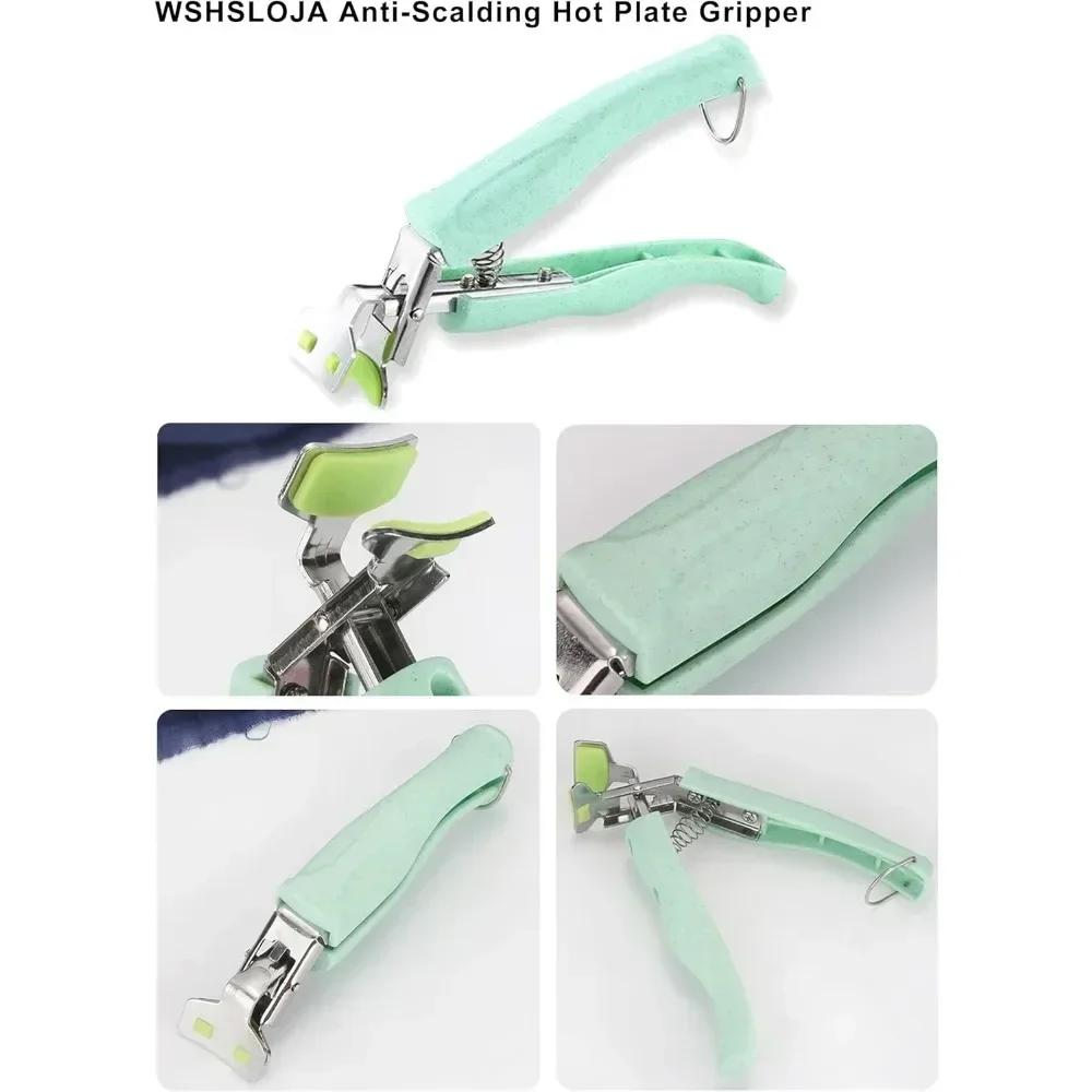 2025 Stainless Steel Anti Scald Hot Bowl And Plate Clamp Clamp, Remove The Hot Plate From The Microwave Oven New