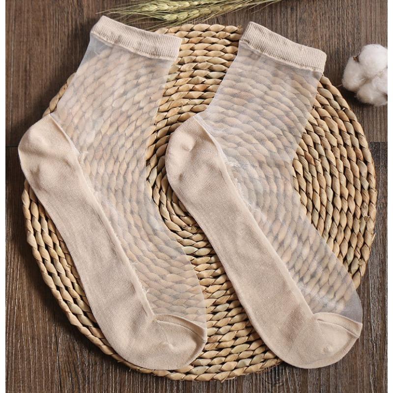Men's Summer Thin New Leisure Cool Breathable Crystal Stockings