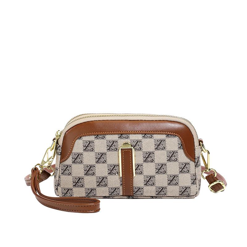 

Женская сумка новый клетчатый женский кошелек сумка для мобильного телефона модная сумка для мобильного телефона женский клатч хаки