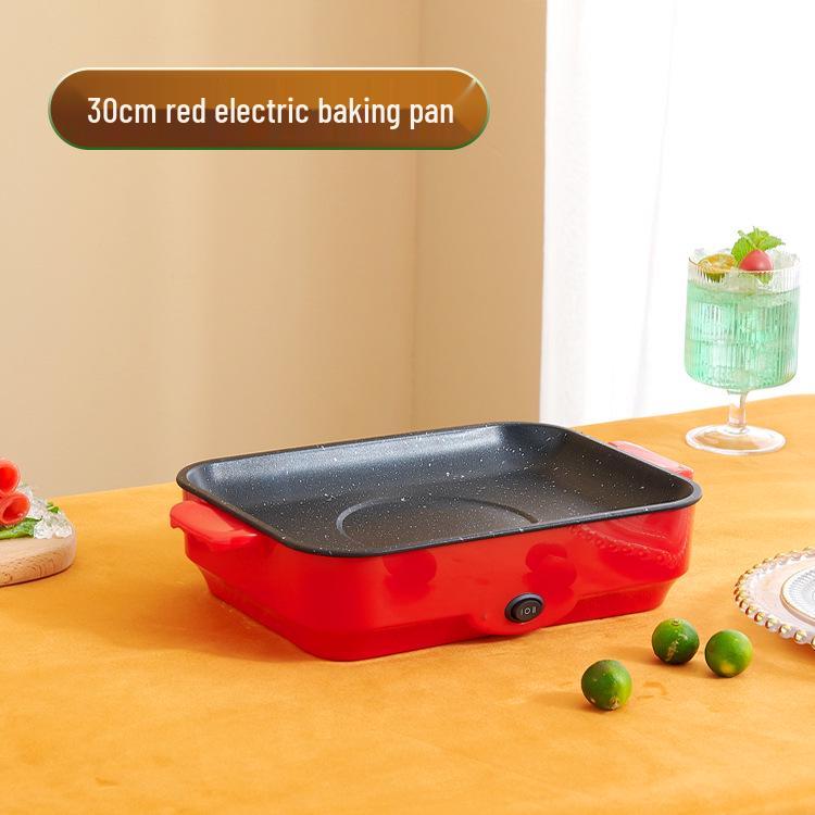 Multifunctional Electric Grill: BBQ, Griddle, Shabu-Shabu, & Fish Roaster