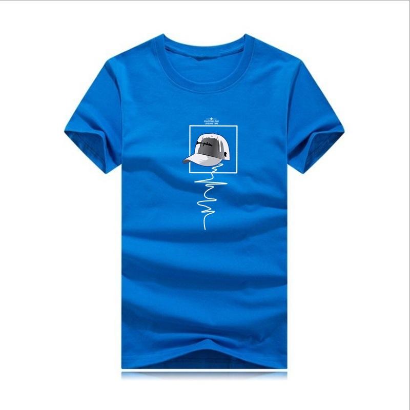 Летняя мужская футболка с круглым вырезом в стиле минимализма 2025 года с короткими рукавами и круглым вырезом свободная одежда удобная футболка эстетичная одежда 3XL 980₽