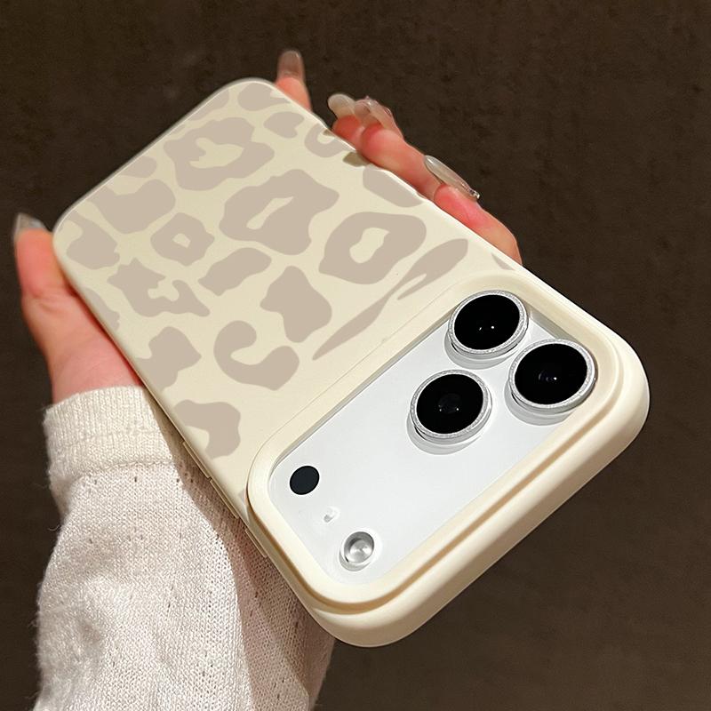 Leopard Pattern Candy Silicone Phone Case For iPhone 17 16 15 14 13 12 11 Pro Max Plus Air Shockproof Soft TPU Bumper Back Cover