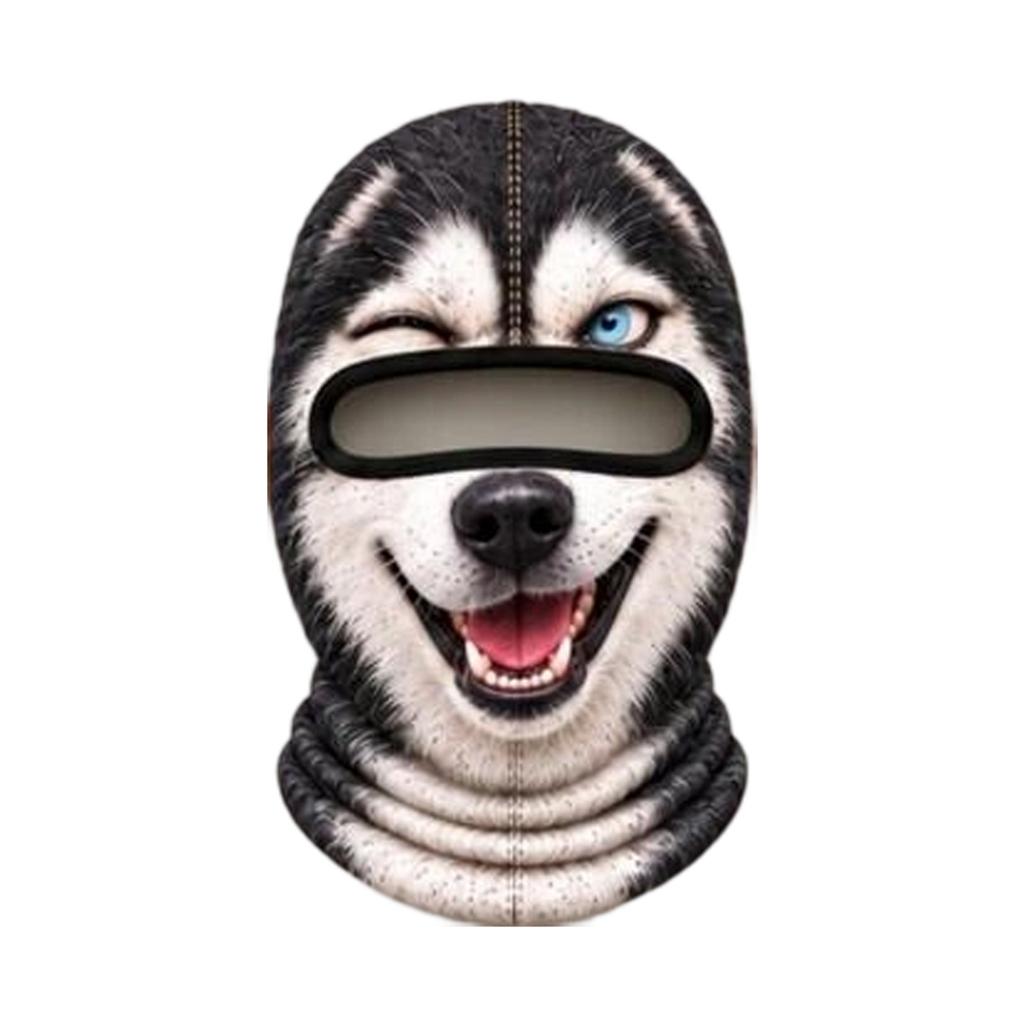 Ski Full Face 3D Full Print Funny Winter Windproof for Adults and Seniors (Sunglasses Not Included)