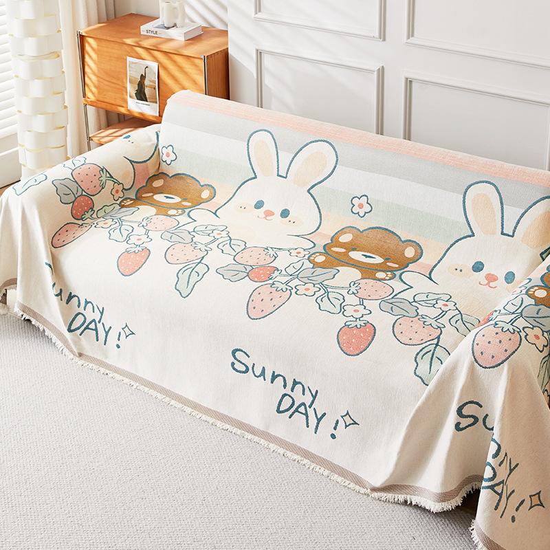 Chenille Sofa Towel Four Seasons Universal All-Inclusive Sofa Cover Dust Cover Living Room One-Piece Sofa Cover Cloth Blanket