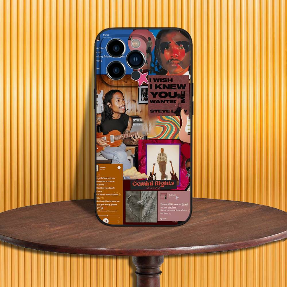 

Steve L-Lacy Gemini Rights Phone Case For iPhone 16,15,14,13,12,11,Pro,Max,Plus,X,XS,SE4,E,Mini,Soft Black Case iPhone13