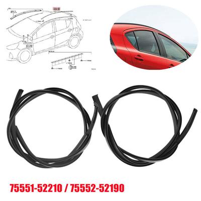 Pentru Toyota Prius C 2012- 75551-52210 75552-52190 Pereche stânga dreapta acoperiș auto picurare finisaj turnare benzi de etanșare ornamente auto