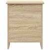 Storage Box Sonoma Oak 40 x 40 x 50 cm Engineered Wood