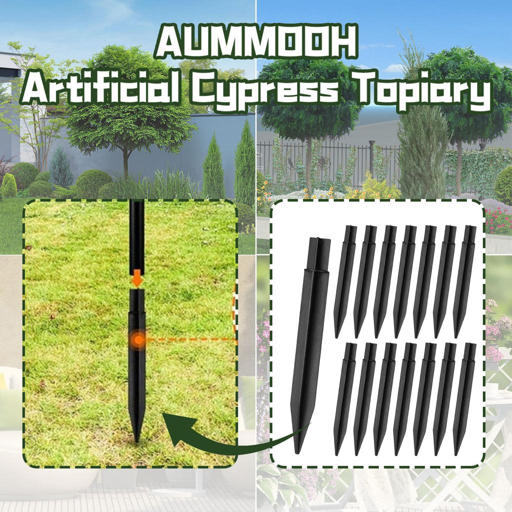 16 Pcs Plastic Ground Spikes Stakes Replacement Solar Lights Spikes Markers Solar Torch Garden Lights Stakes