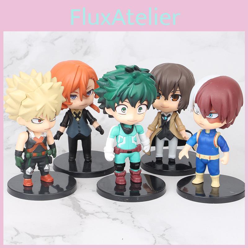 My Hero Academia Action Figure Collectible Pvc Model 10cm Set Of 5 Colorful Characters