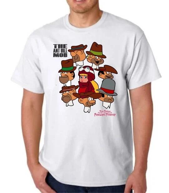 

THE ANT HILL MOB AND PENELOPE PITSTOP T-T-shirt CARTOON HANNA BARBERA 3XL