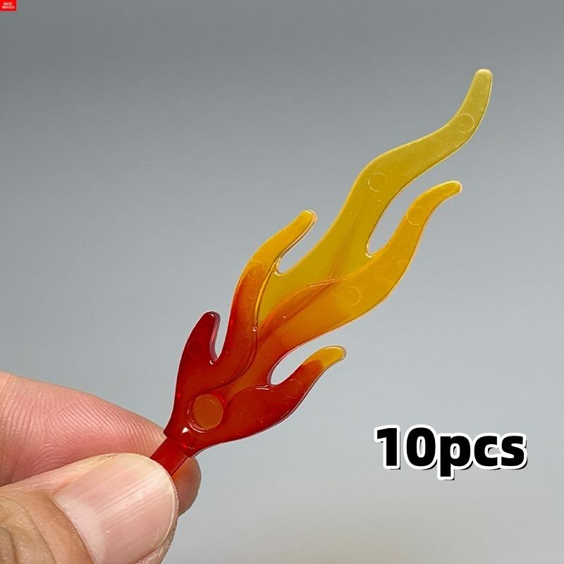 Non-Toxic Moc Bricks Flame Feather Fire 85959 6126 64647 Building Blocks Figure Diy Toys For Children Dolls Gifts