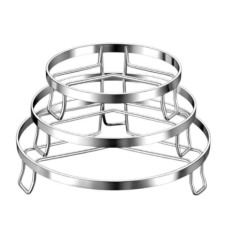 New Stainless Steel Steamer Rack Heavy Duty Round Durable Pot Pan Pressure Cooker Trivet Kitchen Cookware Accessories