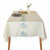 Tablecloth Ins Embroidery Nordic Pastoral Small Fresh Fabric Home Rectangular Coffee Table Table Flag Tablecloth Spot