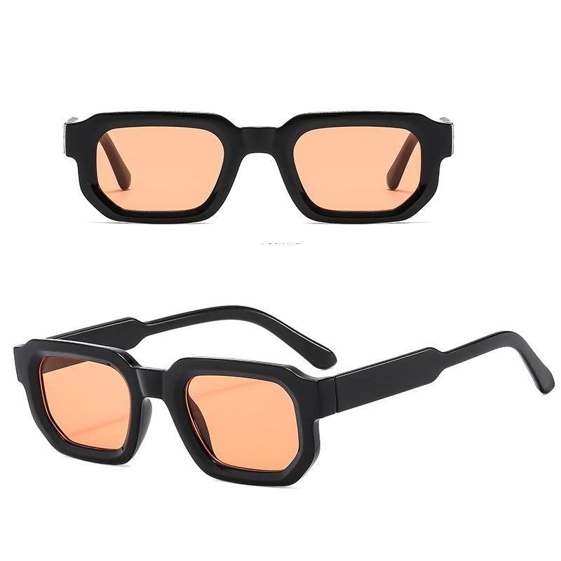 Retro New Style Square Small Frame Sunglasses Simple High-end Fashion Men Women's Sunshade Glasses
