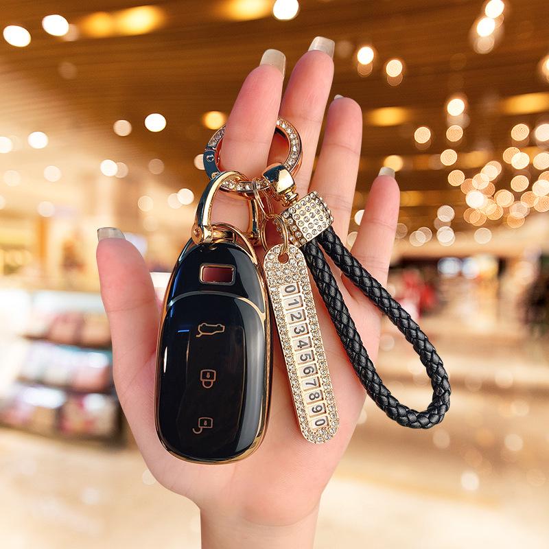 Premium Vollabdeckung Auto Schlüsselhülle