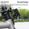 IKUOS Base rehausseuse pour porte-bagages avant de vélo pliant Alliage d'aluminium CNC Pour Brompton/Dahon/JAVA neo Base rehausseuse pour porte-bagages avant