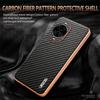 AZNS For Huawei nova 14 5G Case Electroplating Carbon Fiber Texture PU+TPU Phone Cover
