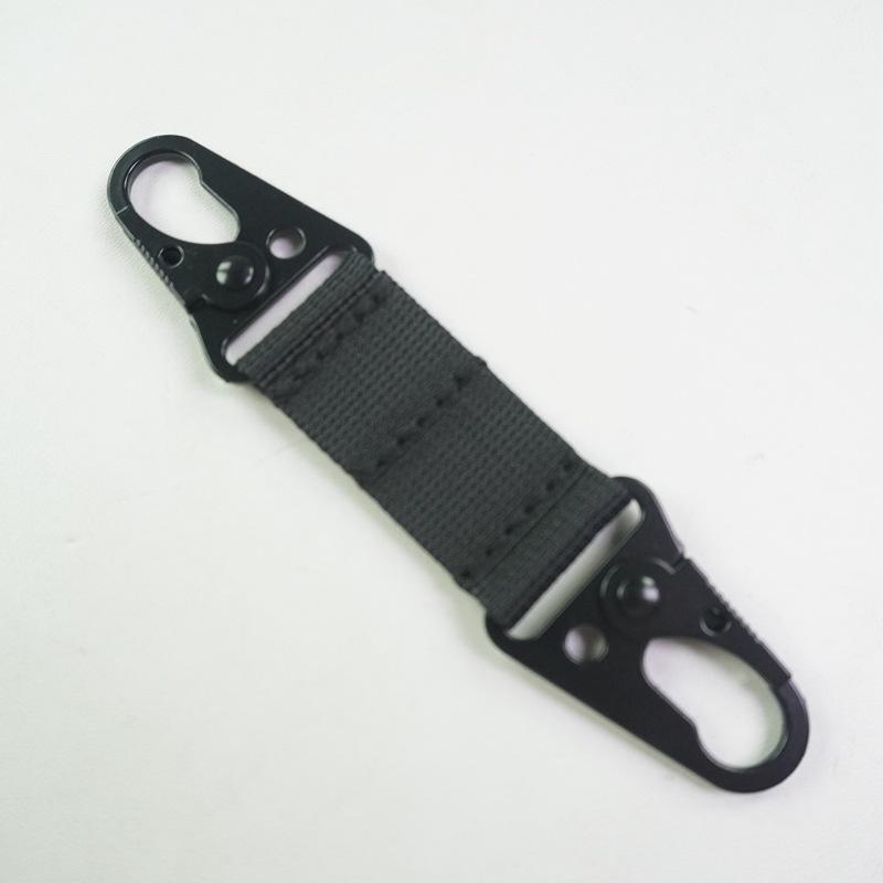 Multi-functional Outdoor Tactical Carabiner & Nylon Webbing Clip for Climbing Keychain