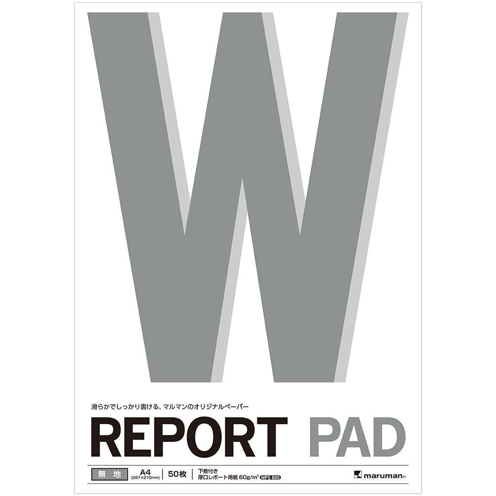 Maruman Report Pad, Blank, A4 Size, Set of 5, P143A