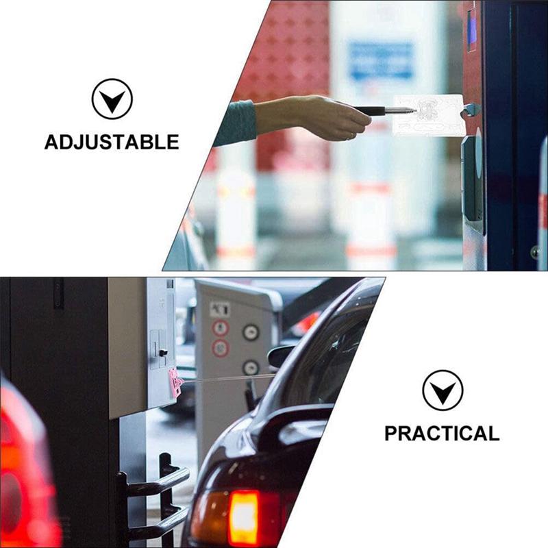A96I-Security Kiosk Door Opening Parking Lever Extension Car Driving Artifact Telescopic Swipe Card Parking Durable