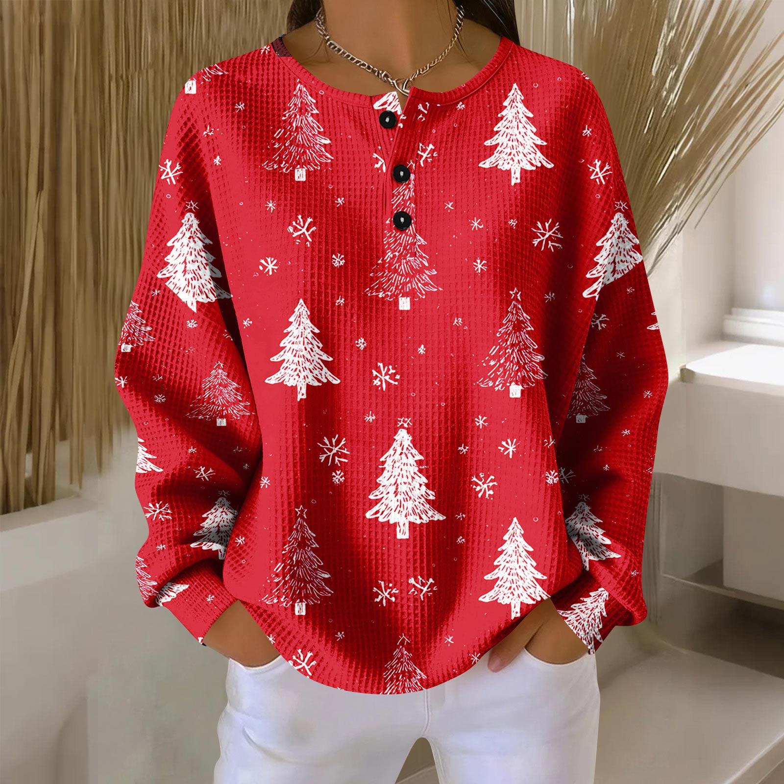 

Жіночі повсякденні сорочки з довгим рукавом, топи на ґудзиках з V-подібним вирізом, вільний трикотаж, осінні улюбленці для жінок XL винний