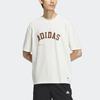 Adidas Sportswear Short Sleeve Tee With Letter Logo Print And American Retro Style Men Tops Han-Jade-White IS4960