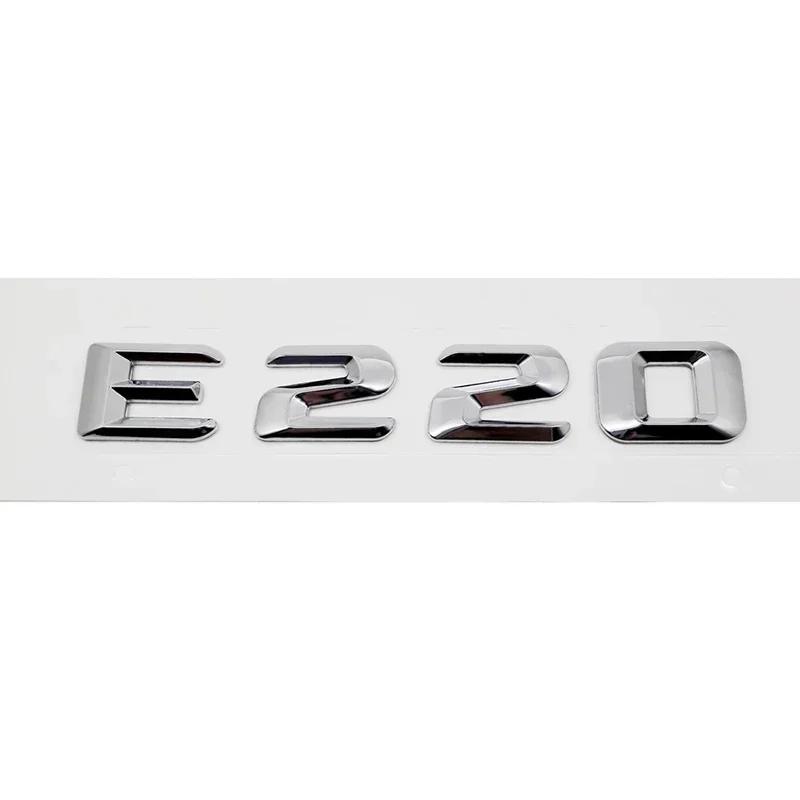 SXFA2 Car Rear Trunk Emblem Letter Badge for Mercedes Benz E53 E55 E63 E200 E220 E230 E240 E250 E260 E Class