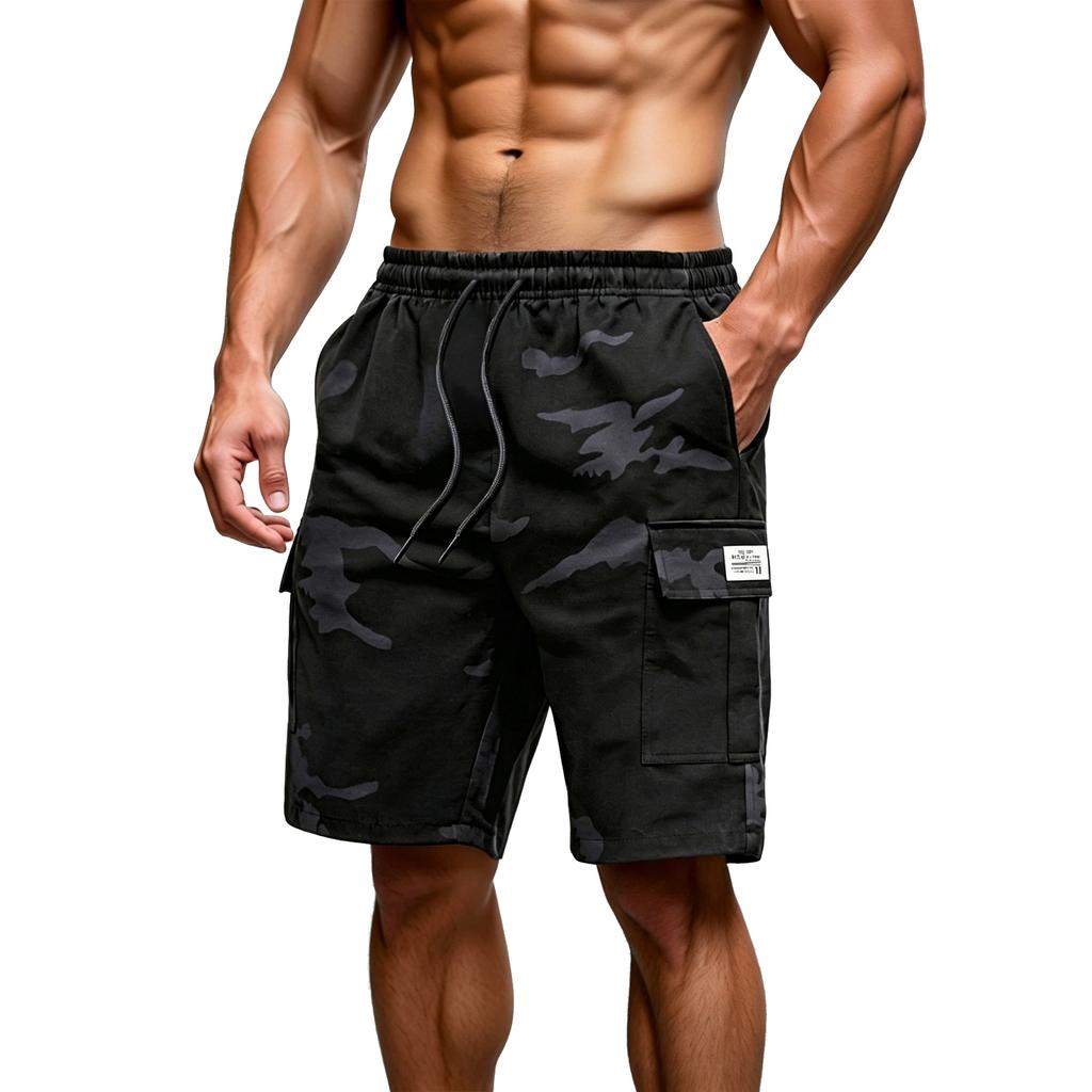 Men's Casual And Fashionable Camouflage Shorts - Men's Multi-pocket Workwear Shorts For Sports And Outdoor Wear