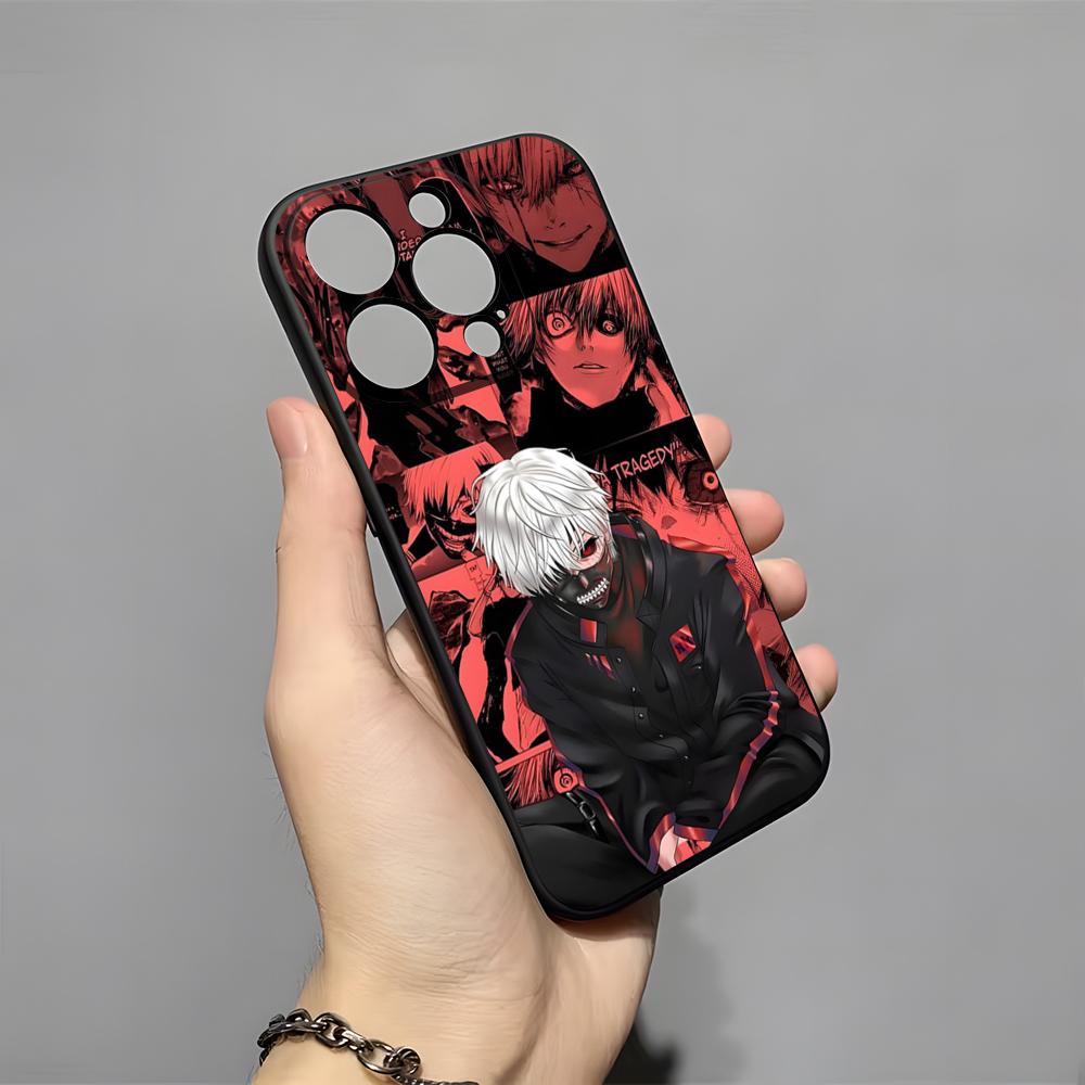 Classic Anime Tokyo Ghoul Phone Case For IPhone 17 Pro Max 16 15 14 Pro Max 13 11 X Xs Xr 8 7Plus Silicone Cover