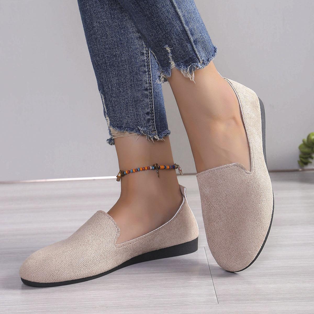 Женские туфли на плоской подошве весна-осень модные лоферы новые повседневные удобные — фото 6