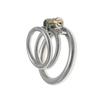Xu Gu Yu Stainless Steel Chastity Device: Yang Zhen Kou Lock Prickly Penis Cage with Anti-Escaping Strap - Male Adult Toy.
