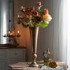 Retro-Vasen Metallvase Wohnzimmer Ästhetisches Design Dekoration Blumenflasche Elegantes Schlafzimmer Blumentöpfe Ornamente Zubehör