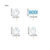 Halloween Pumpkin Party Decorations Ghost Theme Cake Toppers Paper Set Dessert Table Decoration