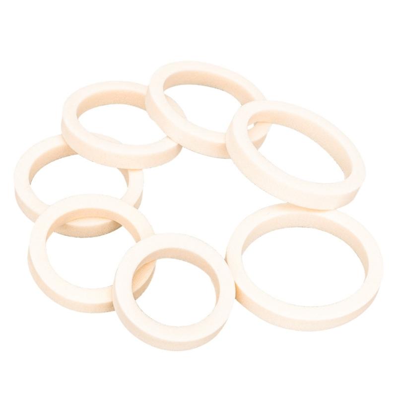 8Pcs Bikes Front Fork Oil Seal Sponge Foams Rings Bikes Front Fork Sponge Rings
