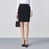 Gonna a tubino professionale a vita alta da donna