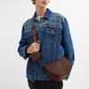 Coach Hall 29 Solid Color Zipper Crossbody Bag Large Unisex Bags Maple-Brown CY754-MPL