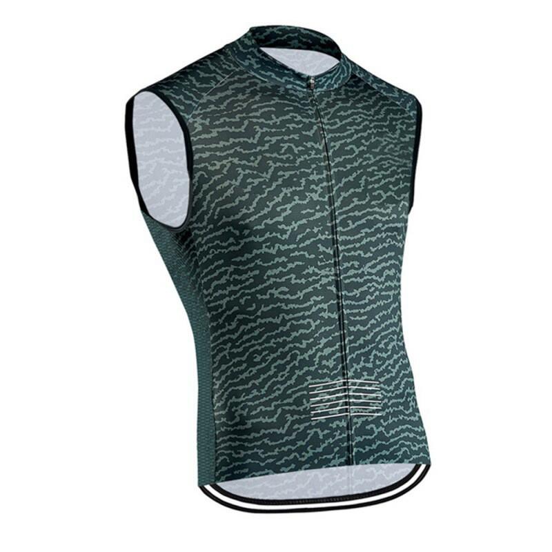 Mens Cycling Vest Road Biking Quick-Dry Breathable Jersey Sleeveless Bike Apparel Performance Wear