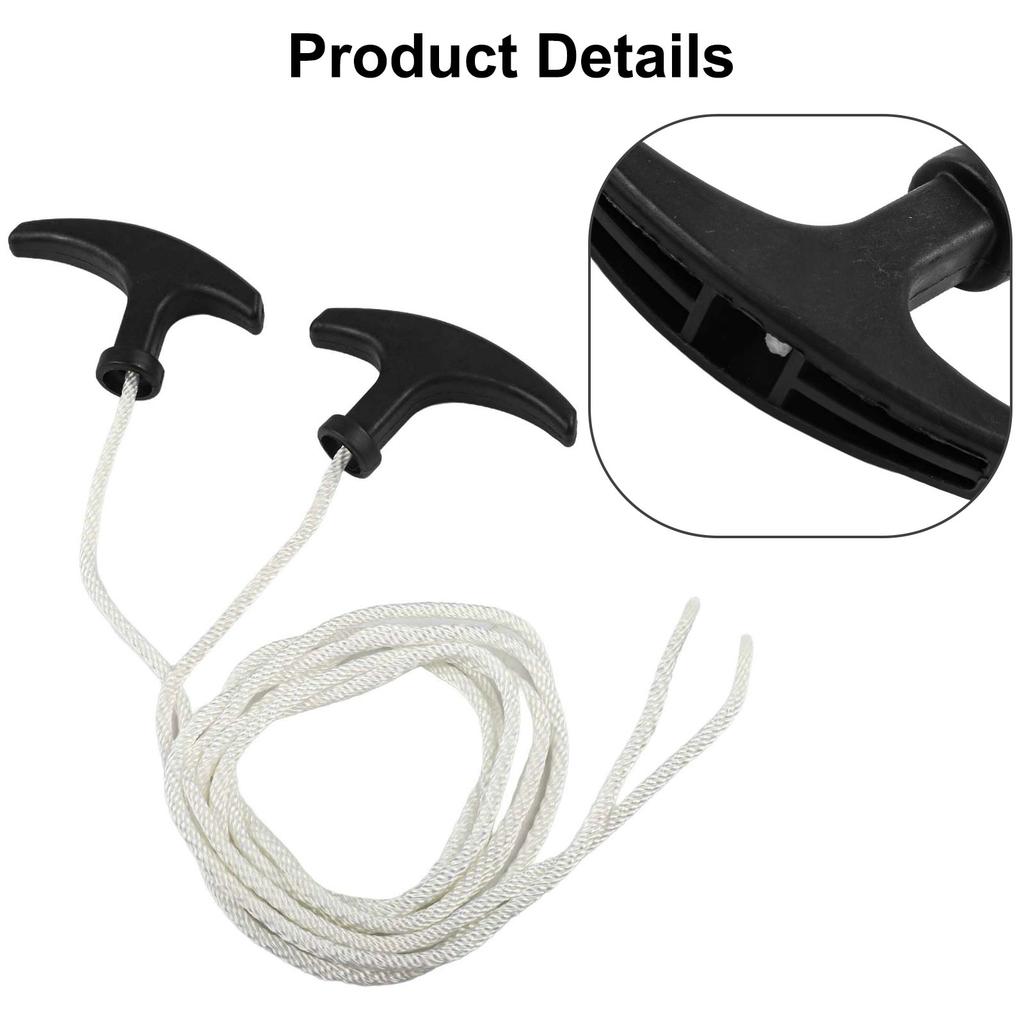 Rebound Pulley Starter 49cc Starter Garden Tools Approximately 950 Mm Quad Bike Accessory Comfortable Grip High Strength Rope