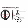 Kickstand Dual-Side Magnetic Phone Grip Portable Foldable Phone Holder 360° Rotation Metal Smartphone Mount Office
