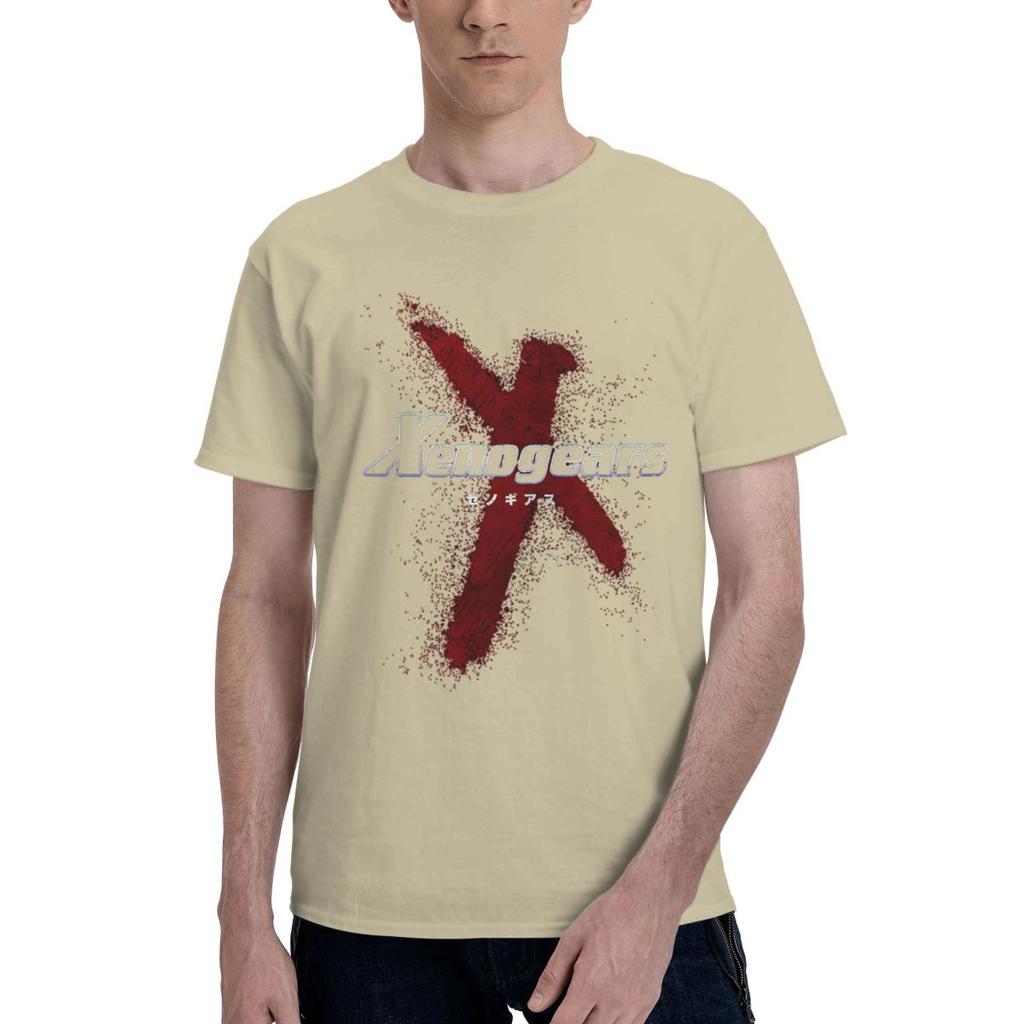 Xenogears Vintage Emblem 100 Cotton Casual Breathable Confortable Men Top Mens TShirts Men Clothes