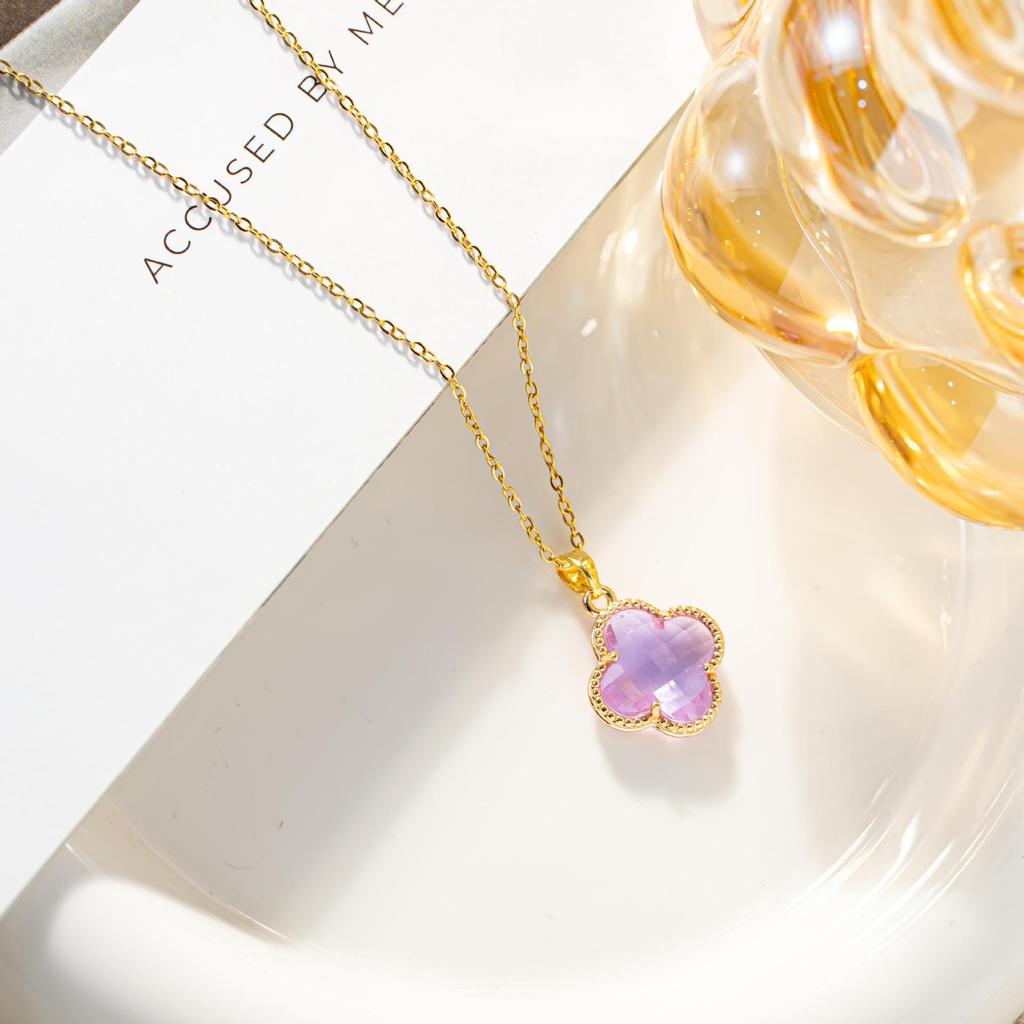 Collana Quadrifoglio: Design di Moda Classico per Donna, Preferito dalle Celebrità di Douyin