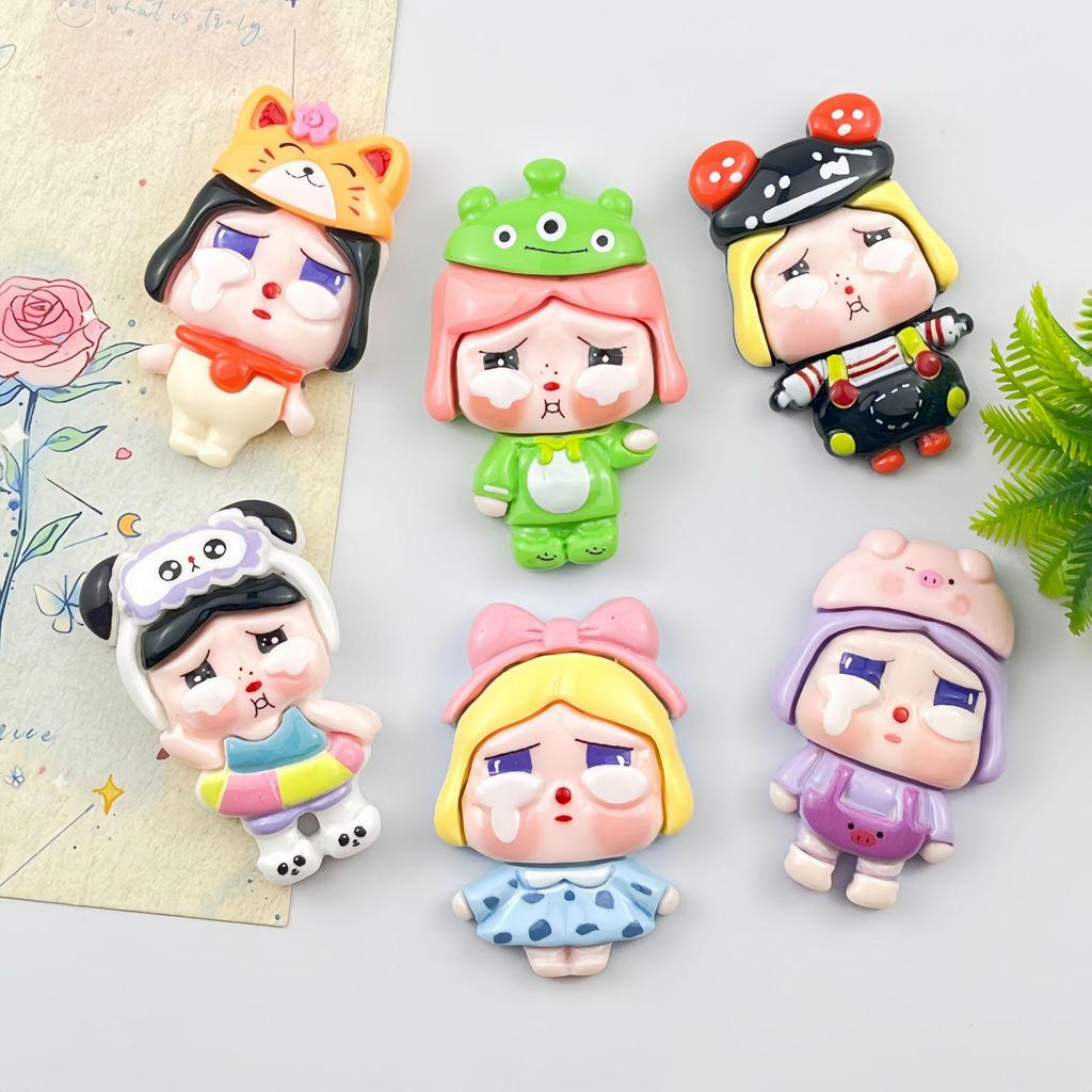 Cute Crying Baby Resin Accessory for DIY Crafts: Phone Cases, Hair Clips, Magnets, Keychains